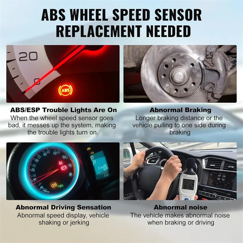 1 قطعة 57455-SDC-013 الجبهة اليسرى ABS عجلة السرعة الاستشعار لهوندا أكورد 2003-2007 أكورا TSX 2004-2008 #6