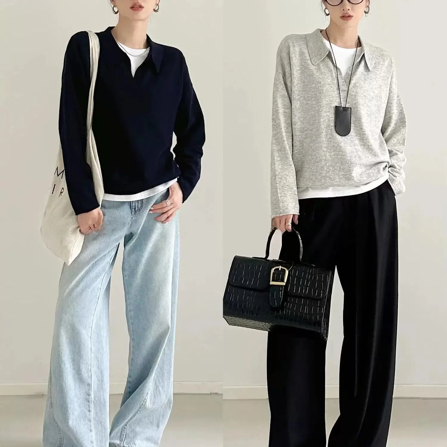 Loose Fit Long Sve … - image