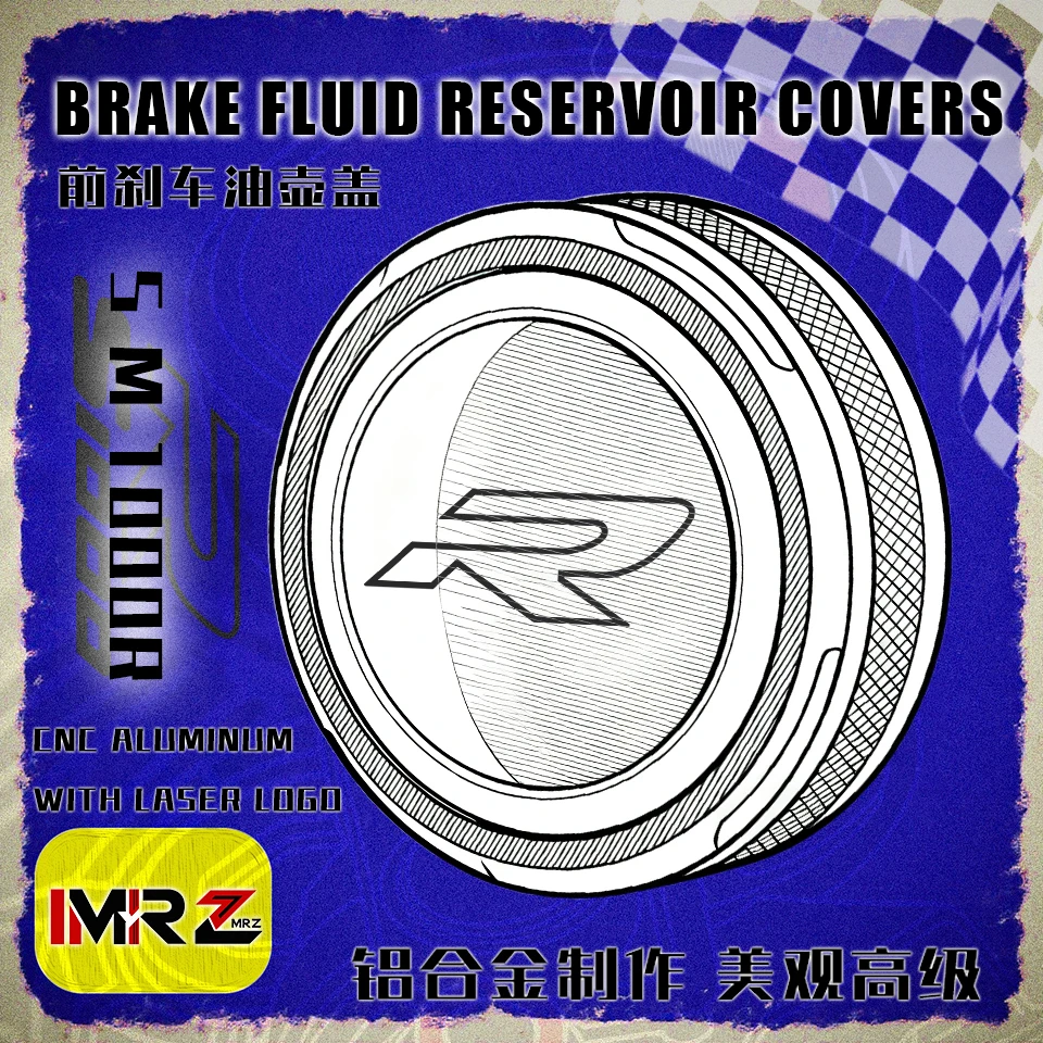 

FOR BMW S1000R S M 1000R 1000 R M1000R 2023-2026 2025 2024 Parts Motorcycles CNC Front Brake Fluid Reservoir Oil Cap Cup Cover