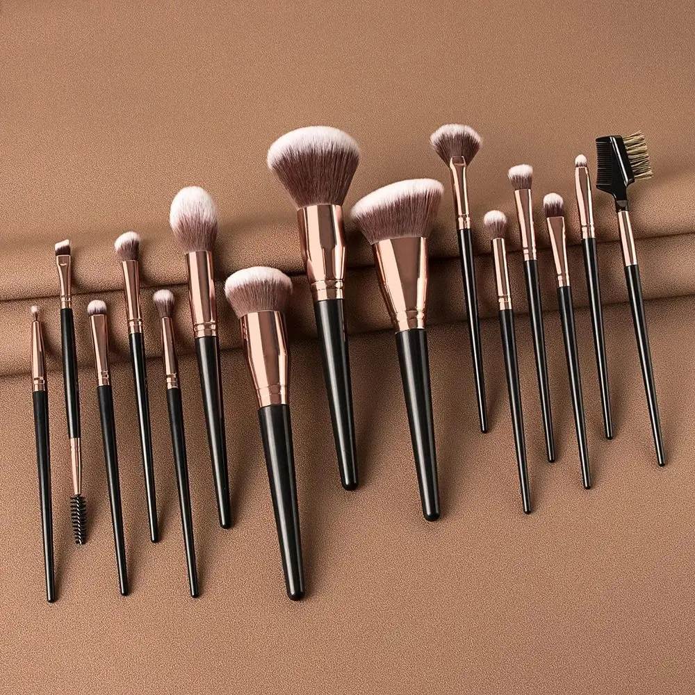 7/15Pcs Concealer Kabuki Makeup Brushes Set Highlighter Soft Powder Blending Brush Synthetic Hair Fluffy