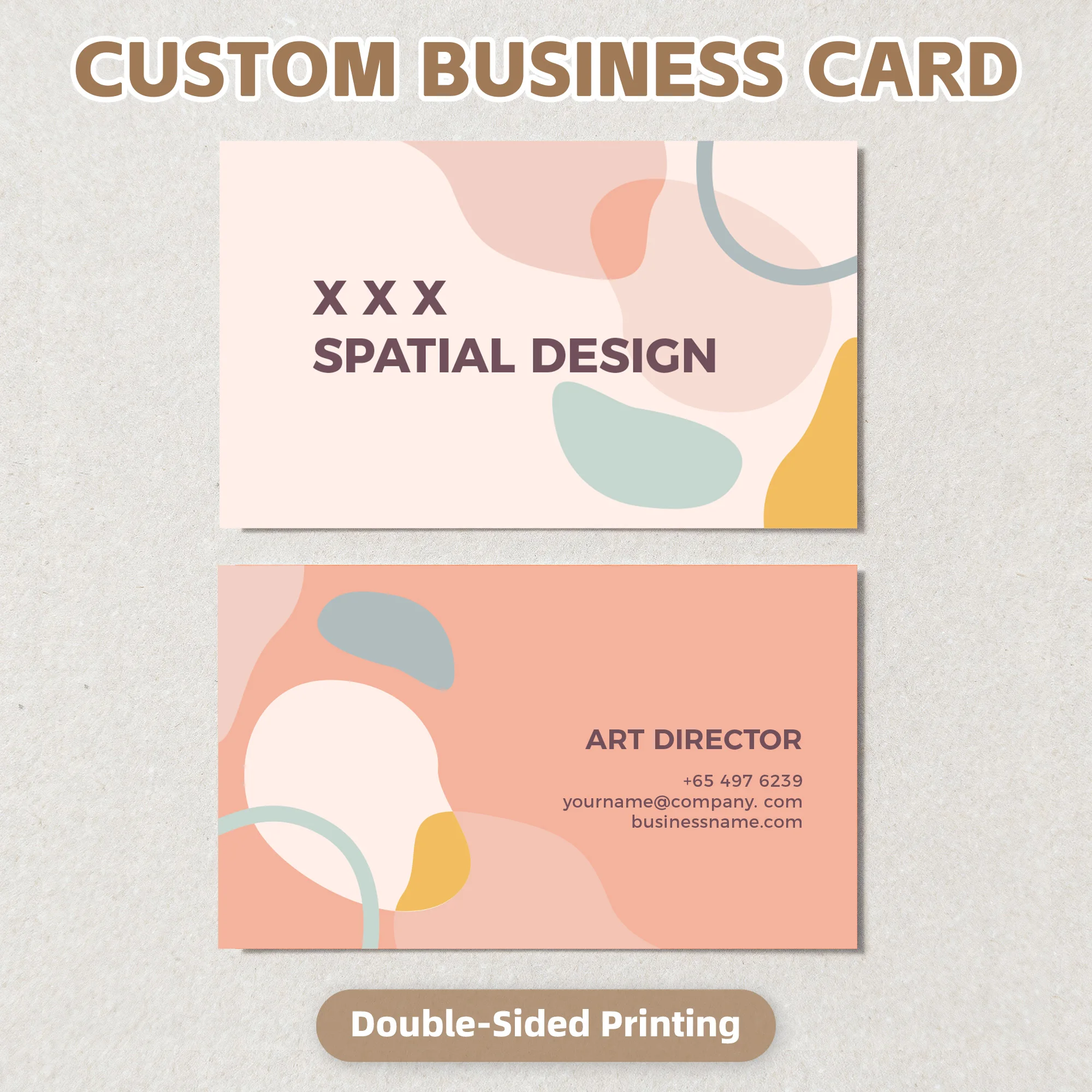 Cartes de visite personnalisées avec images, 50 à 500 pièces, cartes de remerciement pour Invitations de mariage, cartes postales