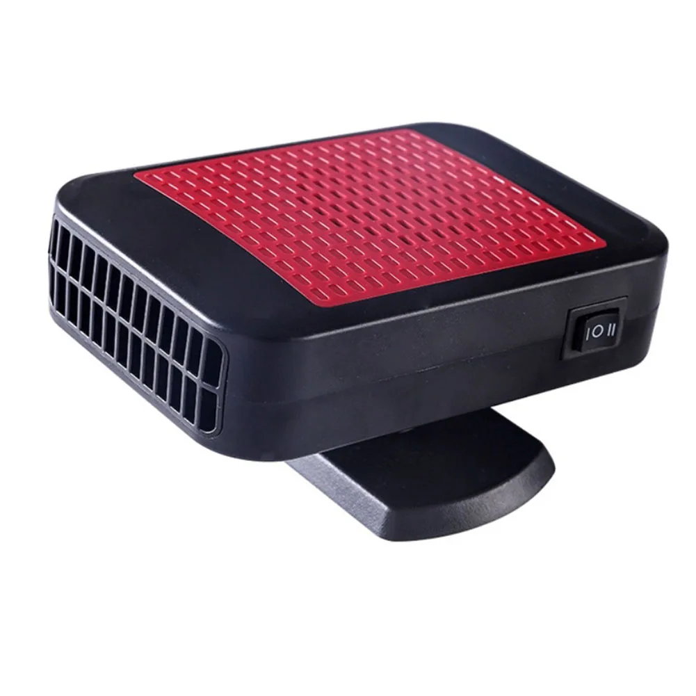 

Car Heater with Dual Hot Cold Airflow for Defrosting and Defogging Windshield 200W Power and Flexible Placement