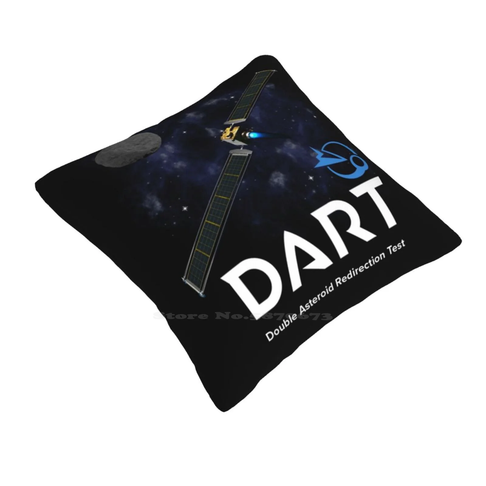 Dart Mission Planetary Defense Bedroom Office Hug Pillowcase Dart Mission Logo Planetary Defense Planetary Impact Asteroid