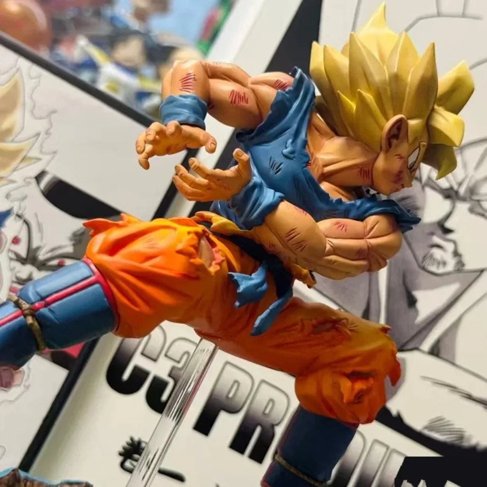 

19 см/7,5 дюйма аниме Dragon Ball Z Kamehameha Goku фигурка Super Saiyan ПВХ фигурки модель куклы игрушки для детей подарки