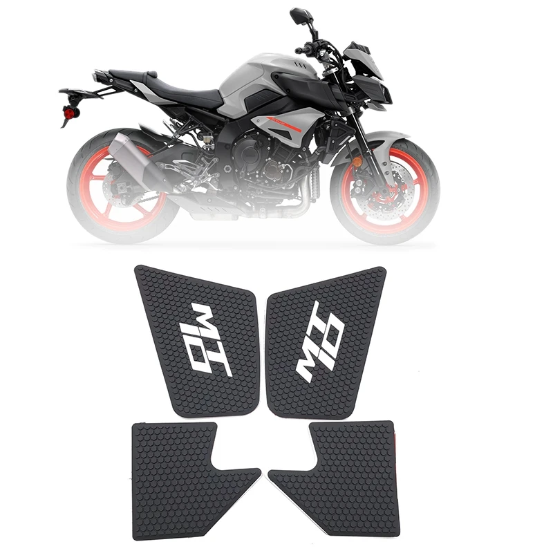 Motorrad Tank Pad Protector Aufkleber Aufkleber Gas Knie Griff Tank Traktion Pad für Yamaha MT10 MT 10 MT-10 2016-2019