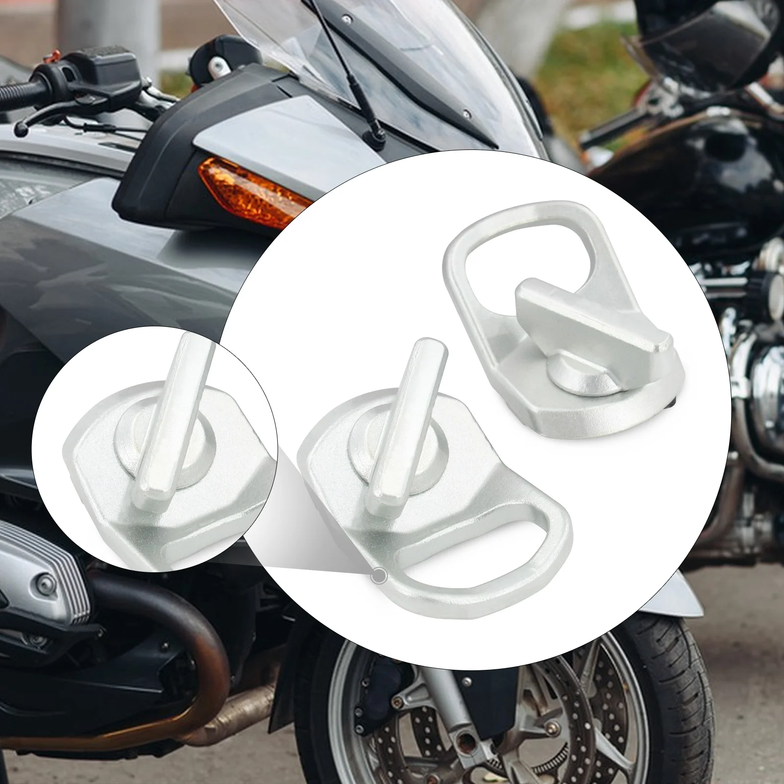 

2x Lock Ride D Rings 2890894 2889620 Replace for Polaris 2024-2025 Ranger Truck Vehicle