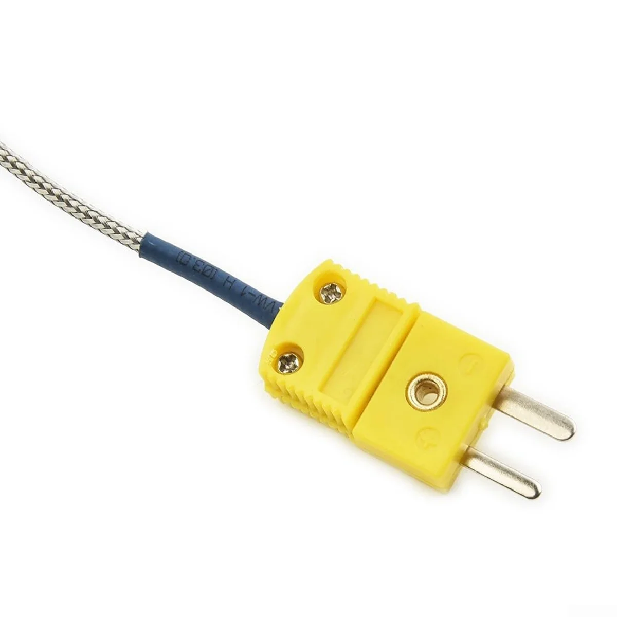 Heavy Duty Type K Thermocouple Probe for High Temperature Measurement, 3.3Ft Cable, -58 to 2372°F (-50 to 1300°C)