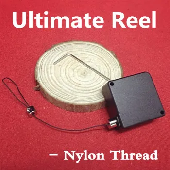 Ultimate Reel Nylon Black Wire 85cm Thread Object Disappear Device Stage Magic Trick Close up Magic Magicians Prop Accessory