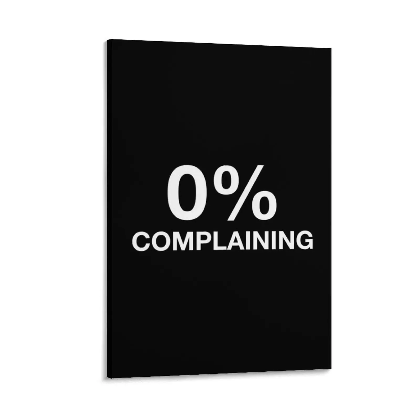 Gary Vaynerchuk / Gary Vee - 0% Complaining - WHITE Canvas Painting posters wall decor