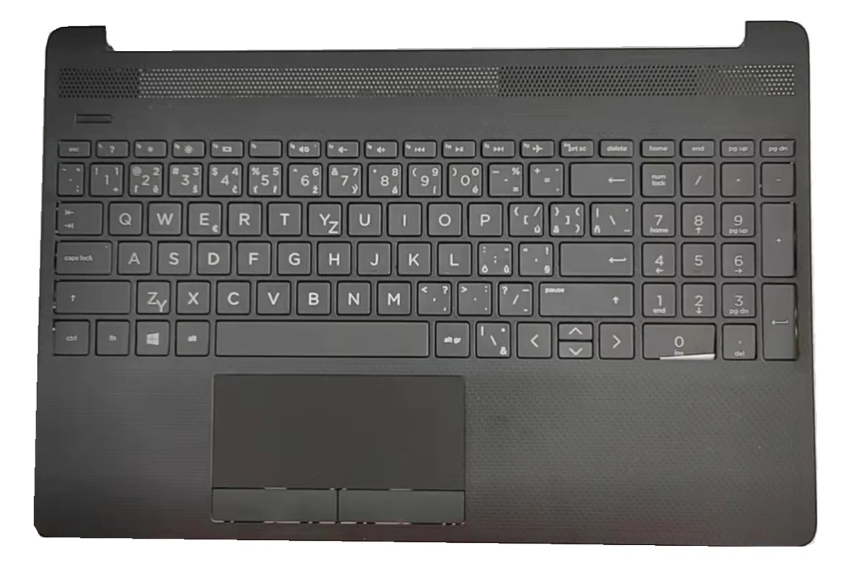 New Laptop Palmrest Top Case  Keyboard For HP 15S DU DW 250 255 G8 TPN-C139 Black CE L94460-DB1