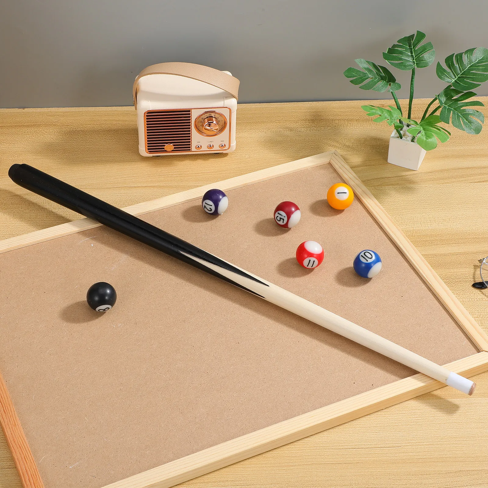 

Детский бильярдный кий с чехлом, короткий деревянный кий для снукера