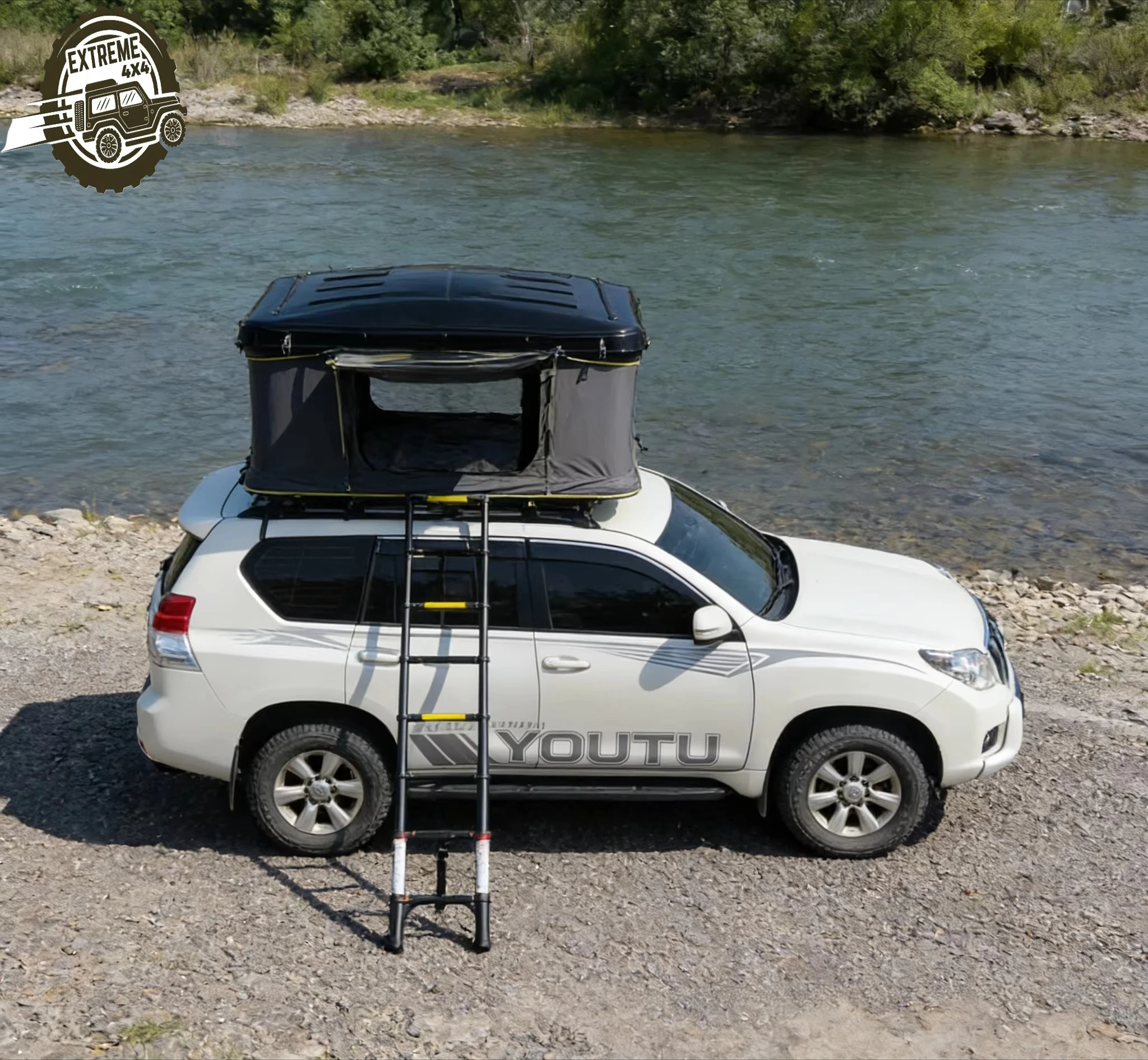 

Custom Waterproof Car Rooftop Camping Tent Hard Shell Lightweight Fiberglass 4 Person Suv Roof Top Tent