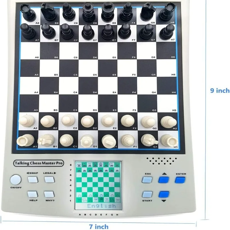 14-In-1 Smart Chess Versus Two-Player Chess Learning Chess Electronic Board English/German Version