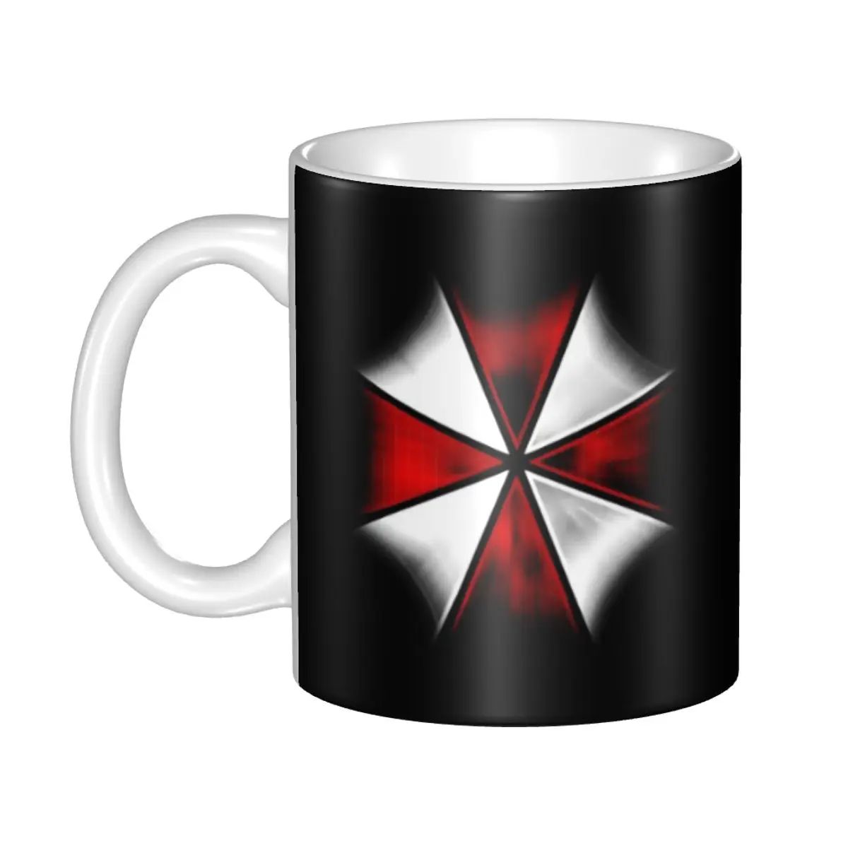Custom Umbrella Mug DIY Horror Movie Ceramic Tea Milk Coffee Cup