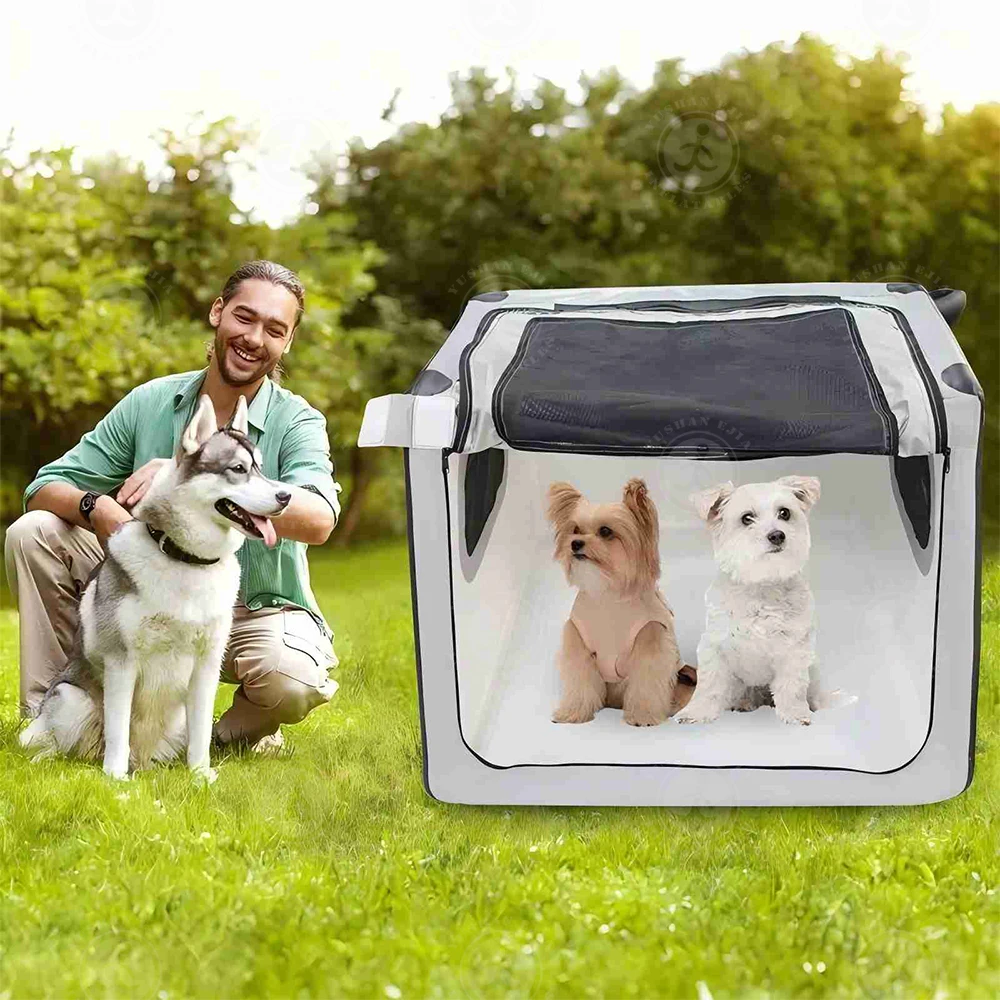 Outdoor Travel Portable Inflatable Pet Dog kennel DWF Carrier Transport Dog Kennel Box For Car