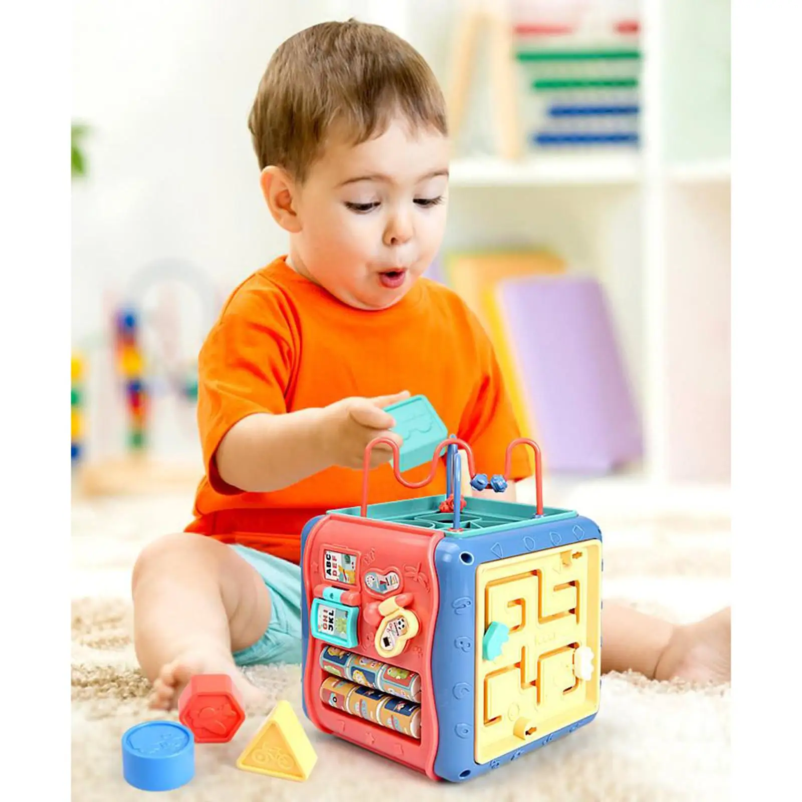 Brinquedos classificadores de formas correspondentes, blocos geométricos para crianças e crianças, classificação colorida, brinquedo de desenvolvimento, presente de aniversário