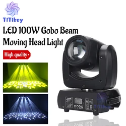 Bez podatku 1-12 sztuk Gorąco sprzedająca się dioda LED 100W Beam Spot Moving Head 18 pryzmatów dla DMX512 Disco Party Dj Wedding Christmas Stage Lighting