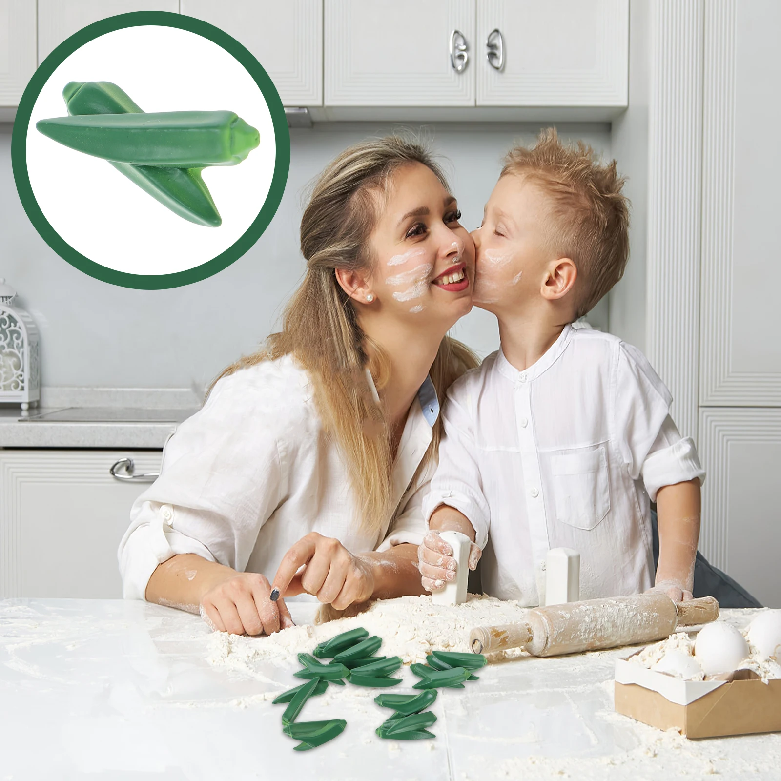 

10 Pcs Ornaments Simulated Vegetables Accessories for Miniature Dollhouse Food Dollhouse Kitchen Decor Resin Crafts Play Food