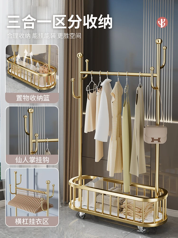 Hat rack Floor-to-ceiling hanger Room Home storage Indoor premium multi-functional hanger Mobil