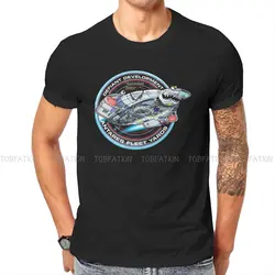Deep Space Nine Defiant Men TShirt Starr Terk TOS Space Trekkers Film Crewneck Short Sleeve Polyester T Shirt Birthday Gifts