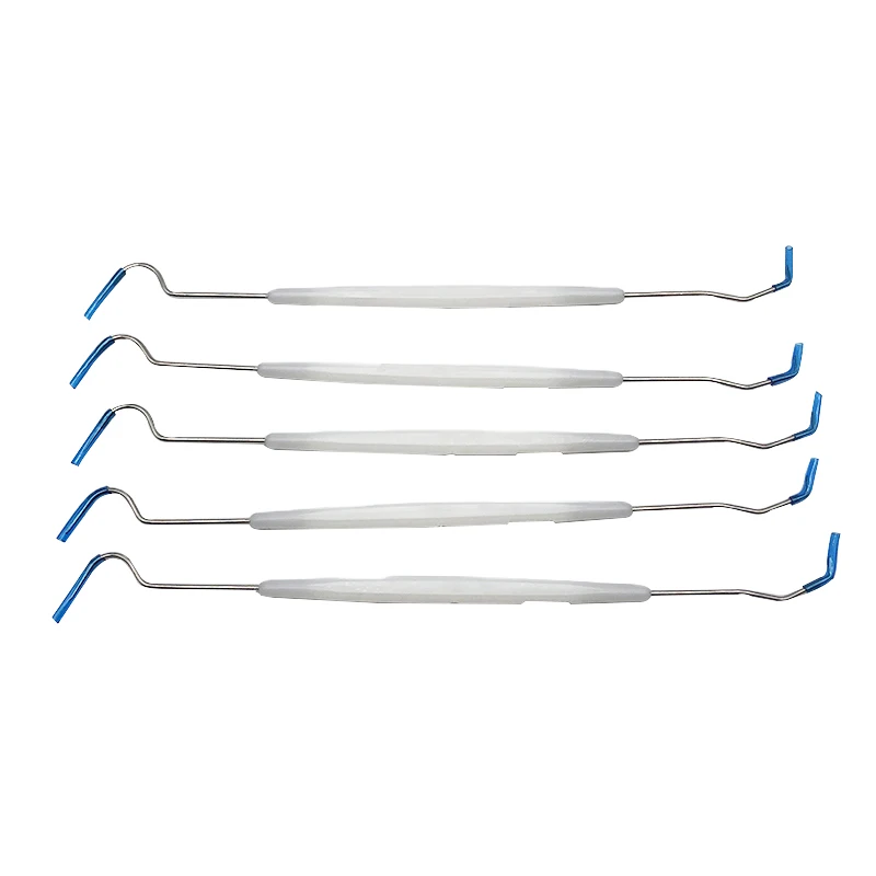 100Pcs/bag Disposable Dental Explorers Tweezers Oral Mirrors Temporary Double Ends Probe Hook Oral Examination Instruments
