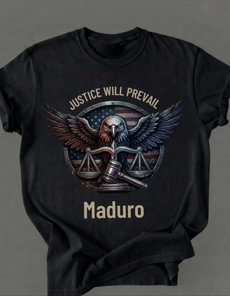 

Venezuela Libre Shirts Captured Live Maduro Graphic Crewneck Venezuelan Freedom Protest Cotton Short Sleeve Tee Tops Adult Size