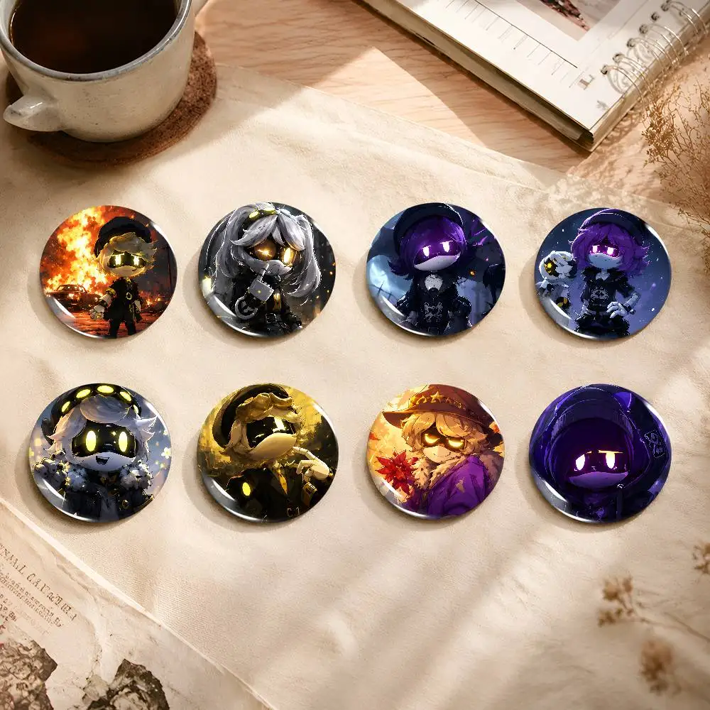 Murder Drones  Tinplate Brooch  Figure Icon Badge Handmade Brooches for Backpack Clothes Decoration