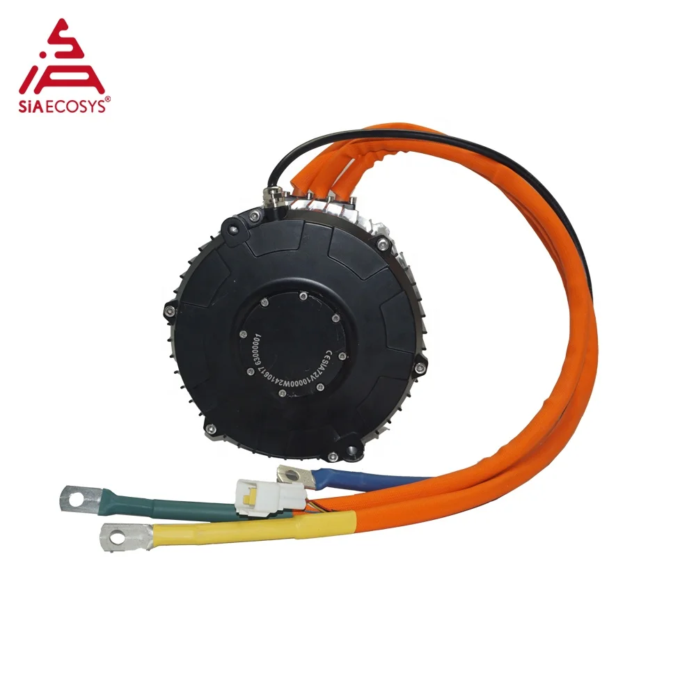 QS Motor QS165 10000W 50H 72V Mid Drive Motor Hall and Encoder PMSM Motor for Electric Motorcycle