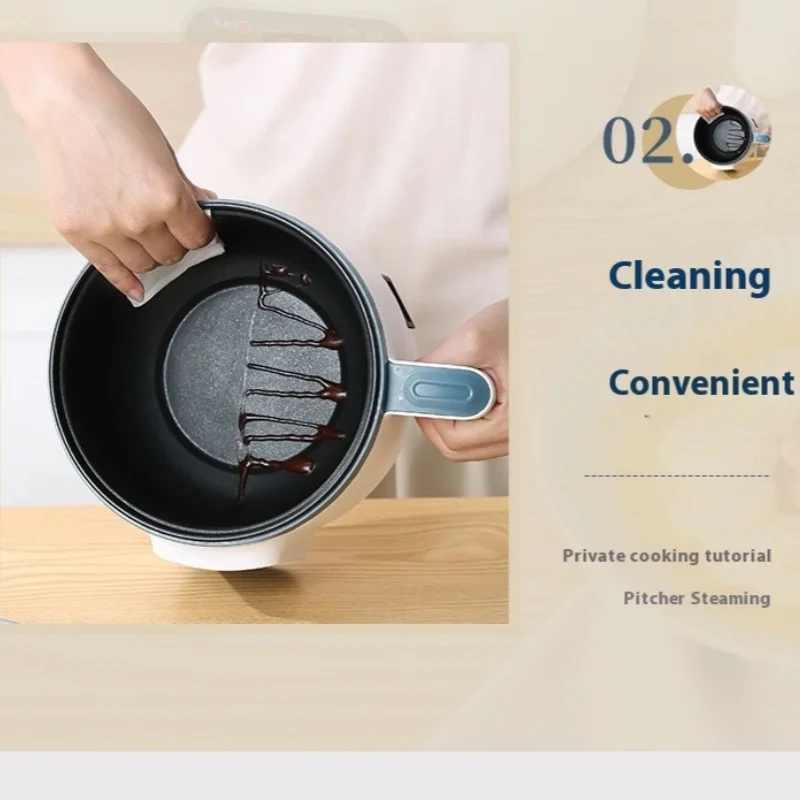 متعددة الوظائف غير عصا وعاء ساخن كهربائي صغير مقلاة كهربائية الشمع وعاء صهر وعاء الطبخ الكهربائي