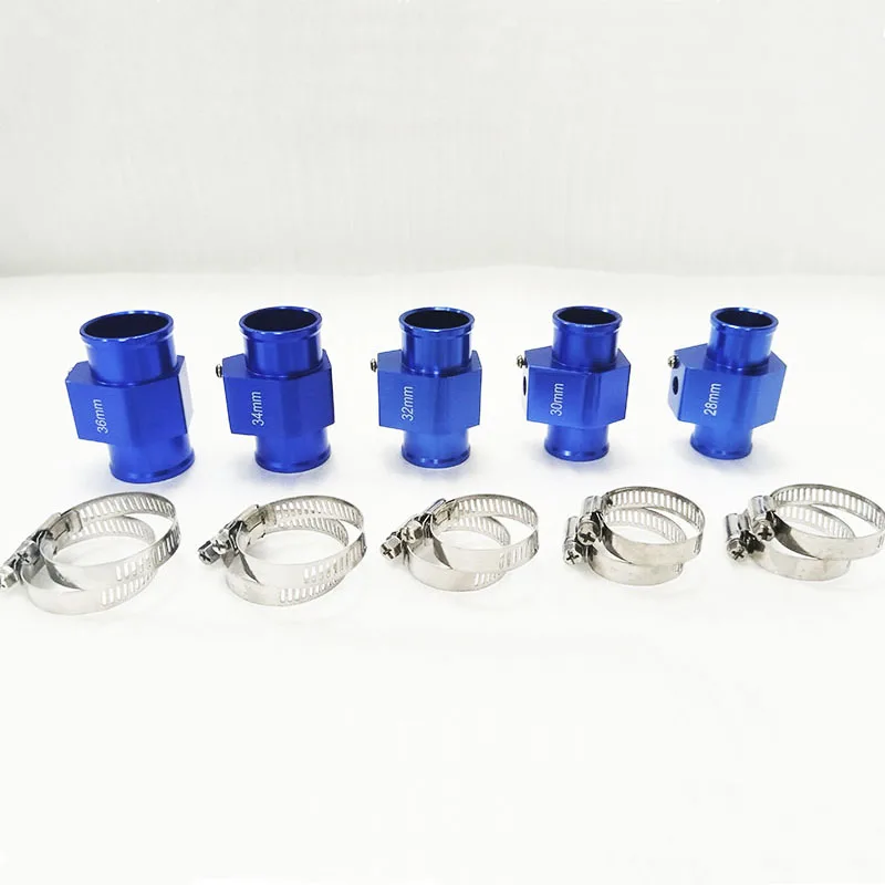 

Aluminium WaterTemp Gauge Radiator Temperature Joint Pipe Sensor Hose AdapterTempSensor AdapterCarGauge Adapter28/30/32/34 /36mm