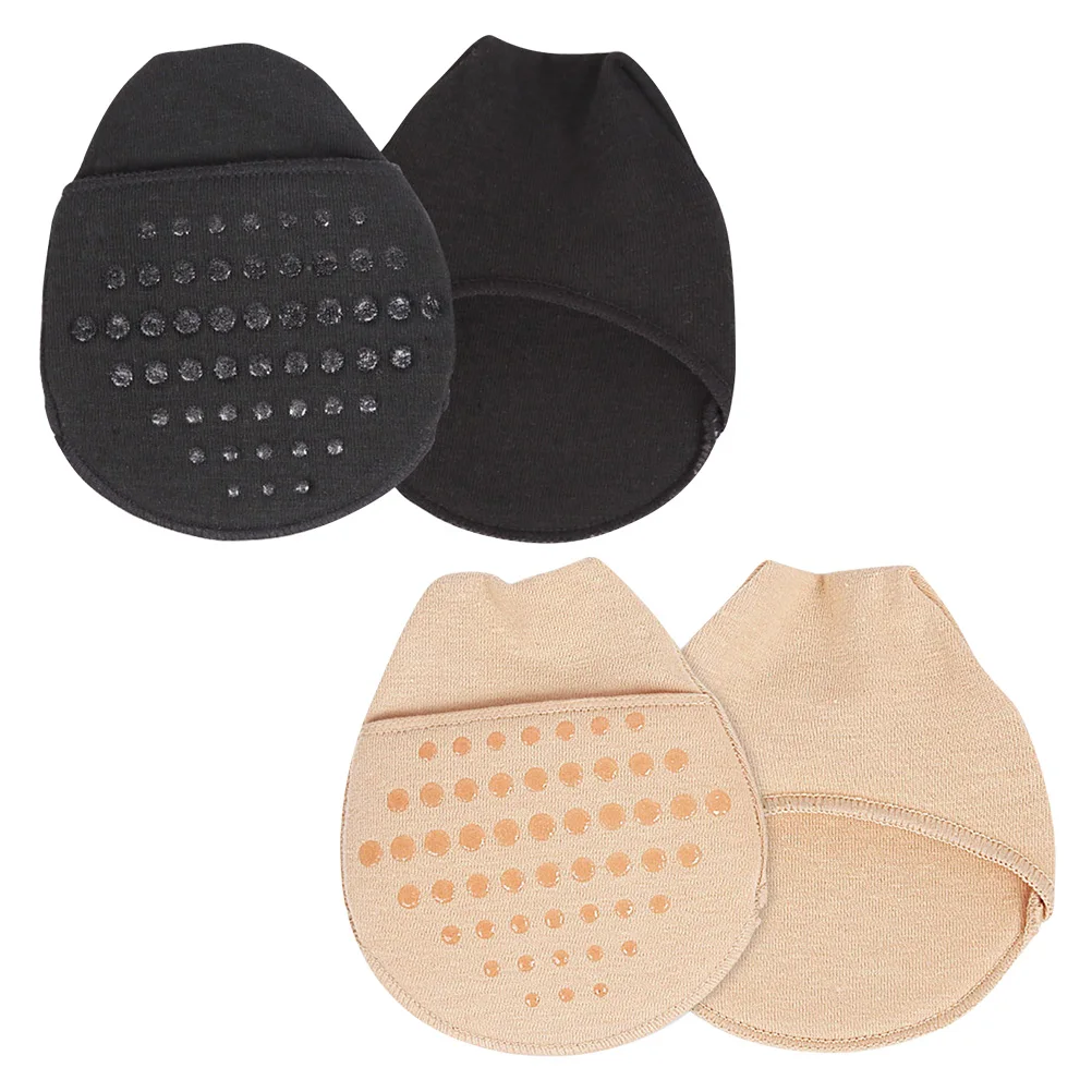 2 paar antislip voorste voetmat teenhoezen voorvoetpads dames sportschoenen toppers kussen sokgrip sokken miss