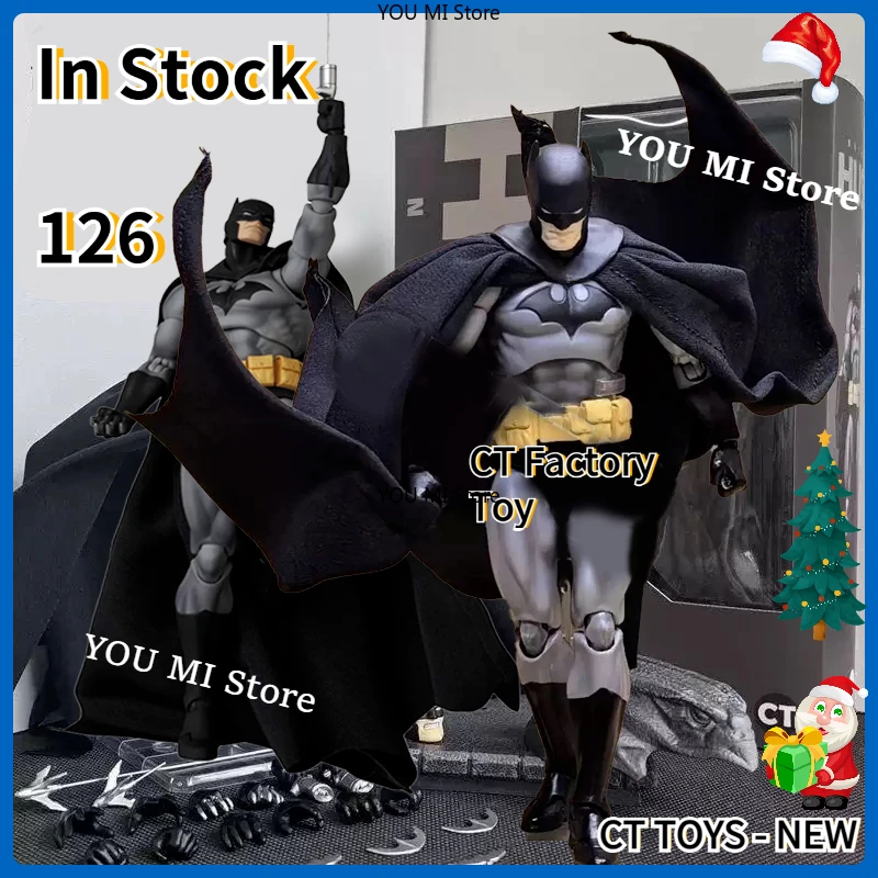 

Mafex 126 dc batman gift,in stock Batman gift Ct Toy Black Anime Action Man Stature Model Dark Knight Series Children's Toy