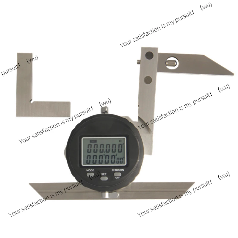 Stainless steel high-precision right-angle ruler digital display universal angle ruler 0-360 degree angle gauge angle meter