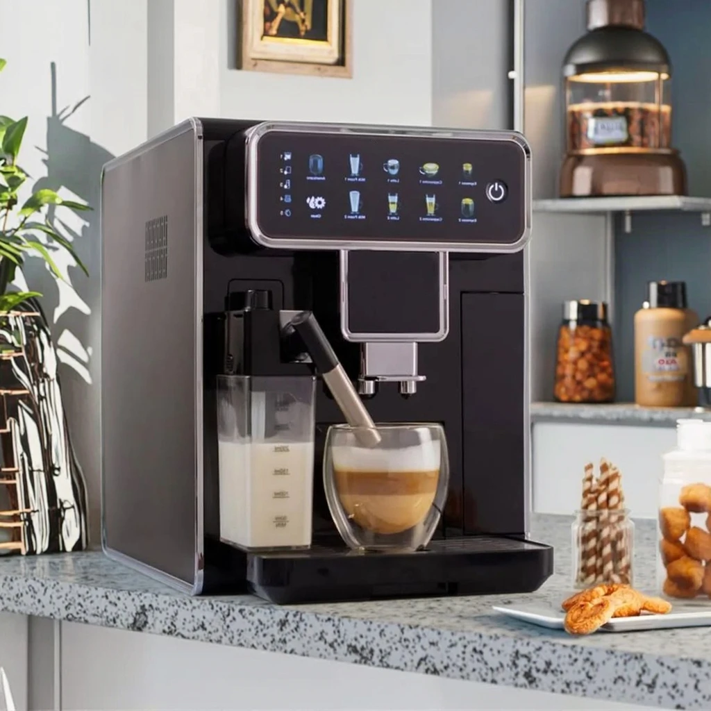 3 في 1 Cafeteras أفضل ماكينة صنع القهوة الأوتوماتيكية التجارية الإيطالية باريستا اسبريسو للمنزل