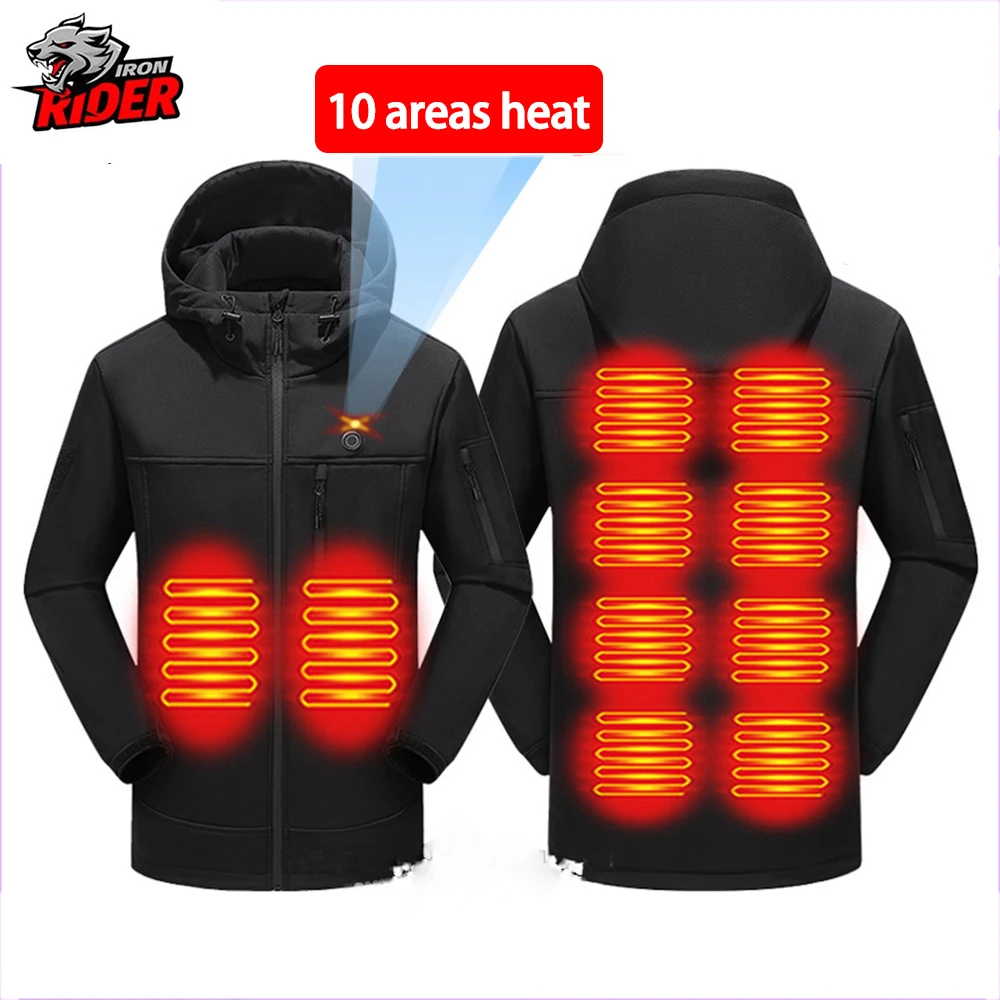 Heating Assault Suit USB Charging Waterproof Men's Women's Thermal Insulation Heating Cotton Jacket Electric Heating Jacket