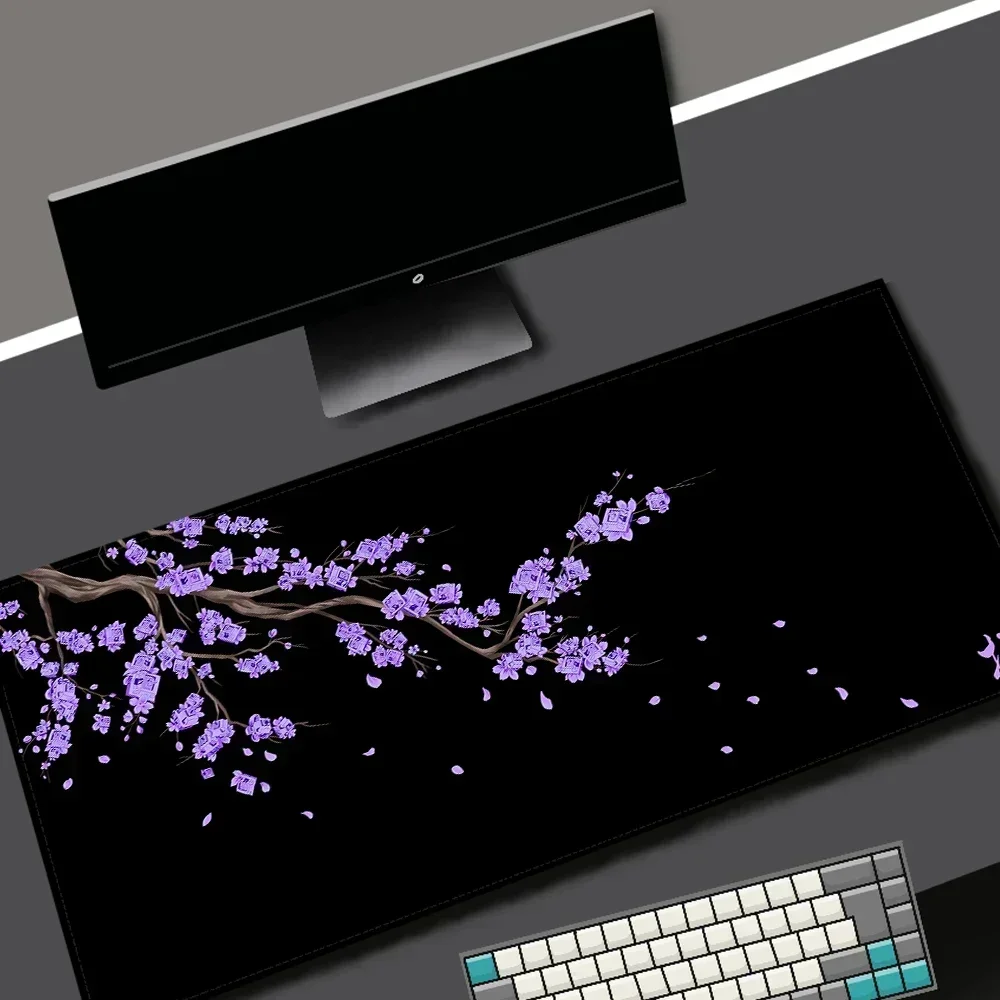 

"Cherry Blossoms and Spring Landscape Mouse Pad - High Resolution Print, Anti-Slip Design, Desktop Artwork" gamer accessories