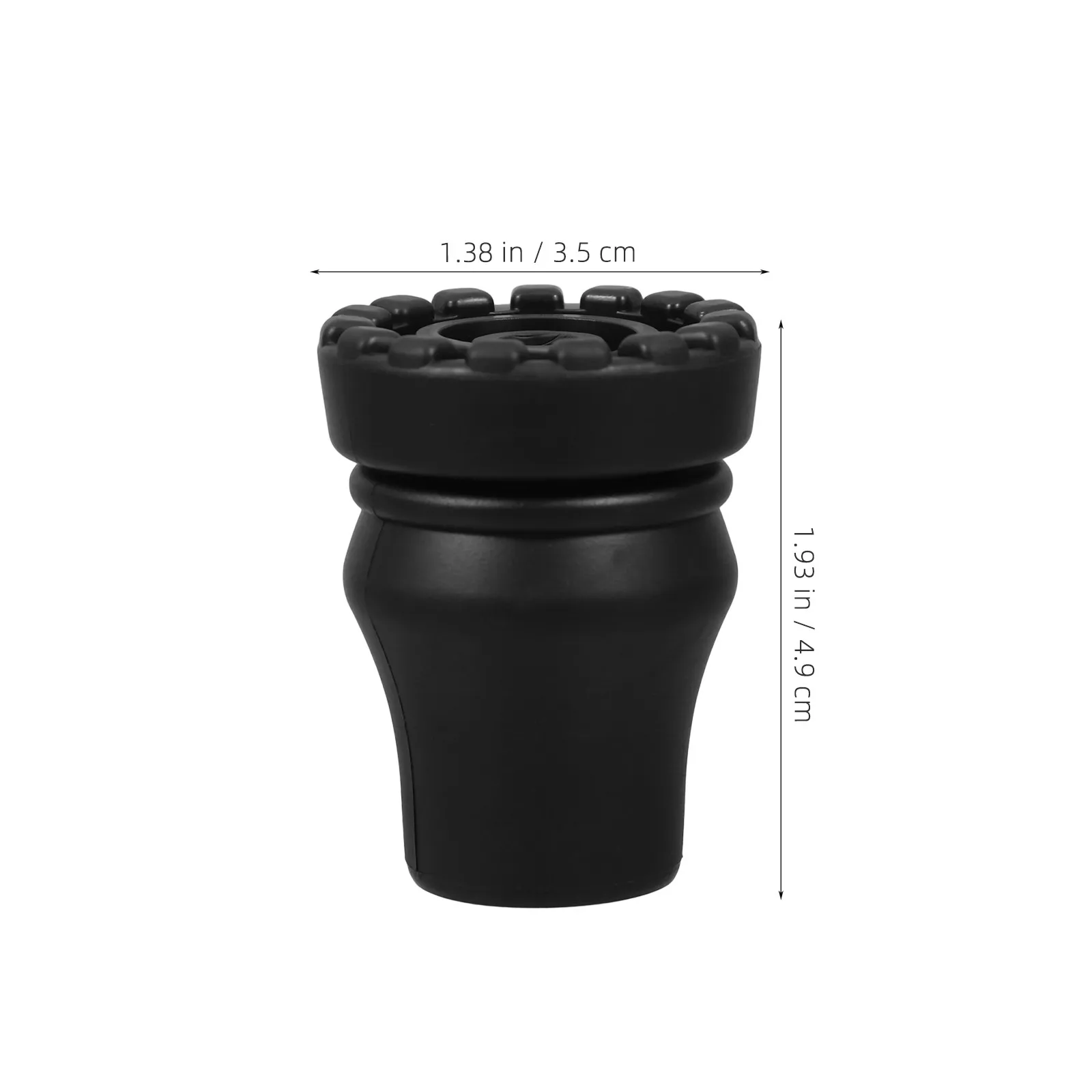 2Pcs 22Mm Standard Diameter Non-Slip Rubber Cane Tips Enhanced Grip Stability Walking Stick Replacement