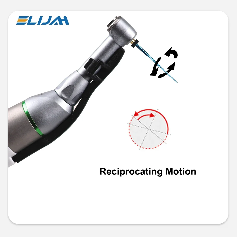 ELIJAH 6 قطعة/صندوق 21/25/31 مللي متر ملفات اللبية الزرقاء الترددية للأسنان R25/40/50 محرك واحد فقط يستخدم ملف قناة الجذر الدوارة Niti