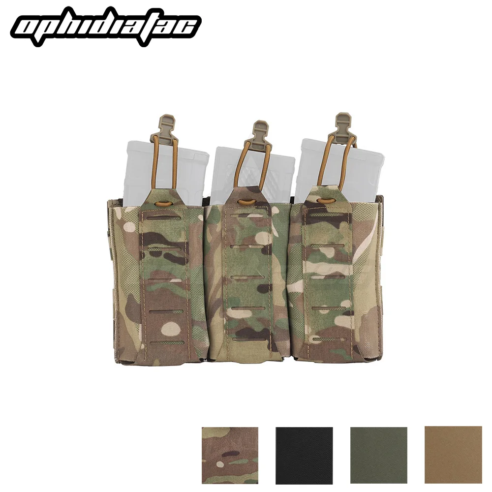 Ophidian Bolsa triple porta cargadores MOLLE – Riñonera táctica ligera - imagen 3