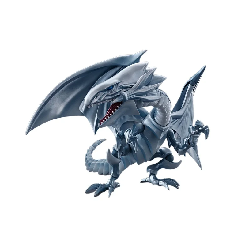 100%Original in Stock S.H.MonsterArts SHM BLUE EYES WHITE DRAGON Model Kit Action Figure Gifts Collectible Model Toys