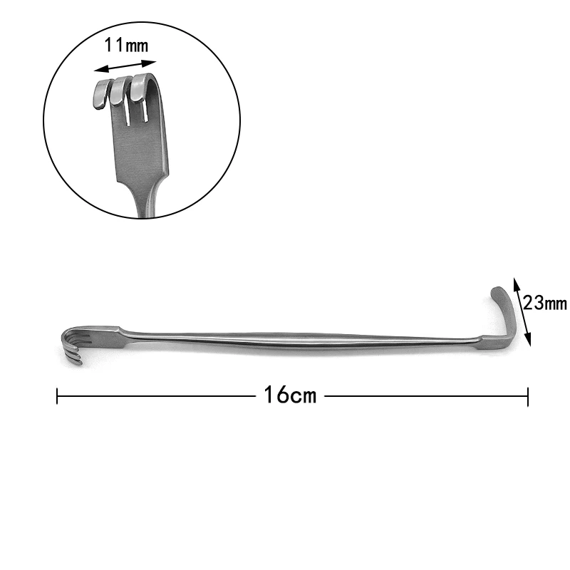 Retractor cosmético para párpados dobles, bolsa para párpados, rastrillo