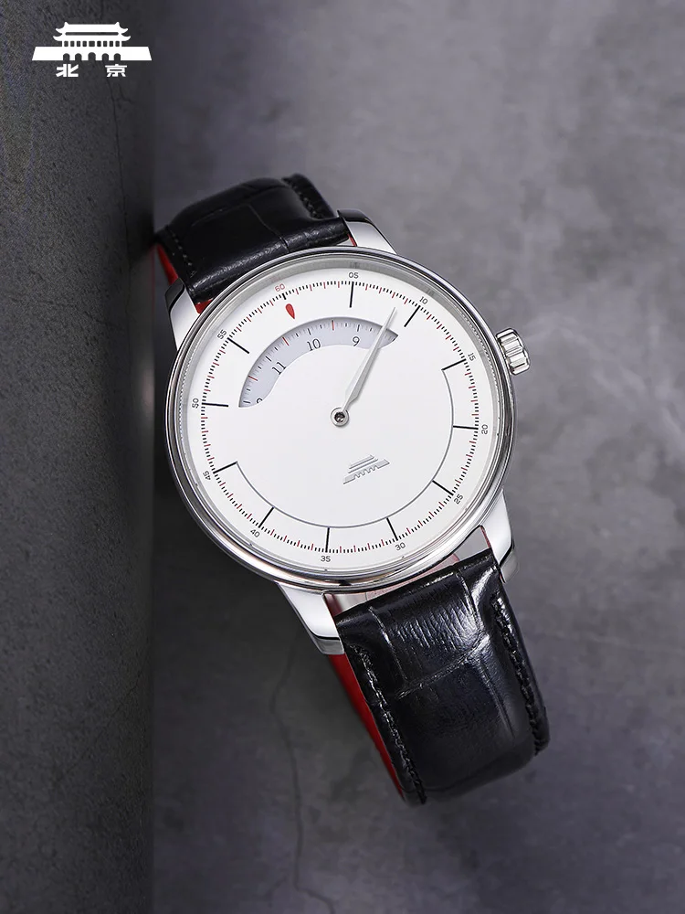 Beijing Watch Official Genuine Automatic Mechanical Watch Mingzhu Men's Bottom Waterproof Calendar Famous Watch Gift