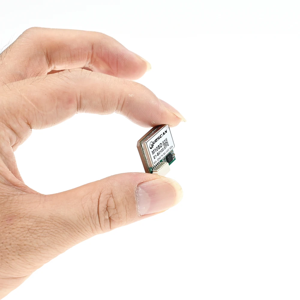 QUESCAN 18mm 10Hz Drone FPV M10 GPS Module with Compass RC Airplane Betaflight ArduPilot INAV GPS Galileo GLONASS BeiDou