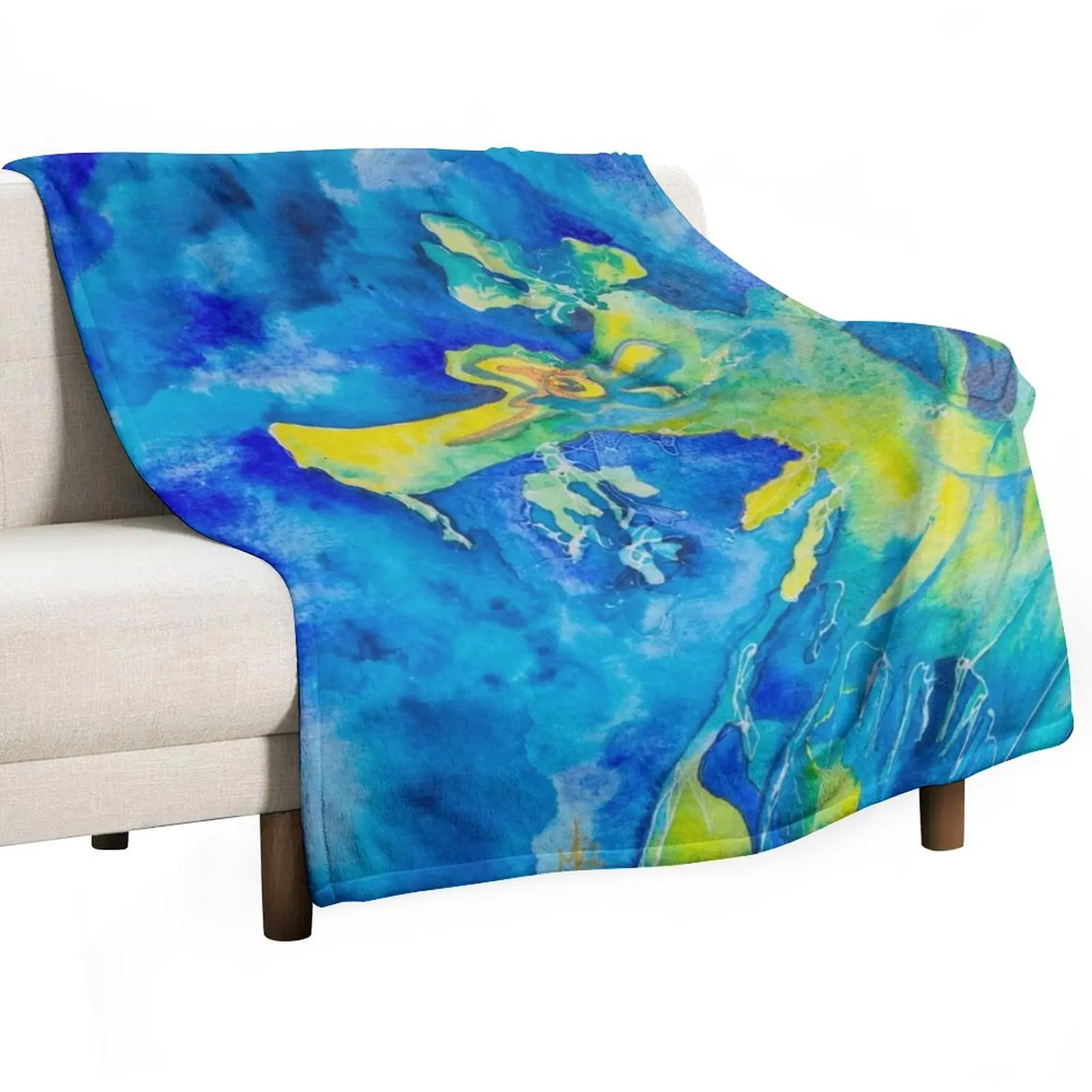 

Leafy sea dragon Throw Blanket Blankets For Baby Plush Single For Sofa Thin Blankets