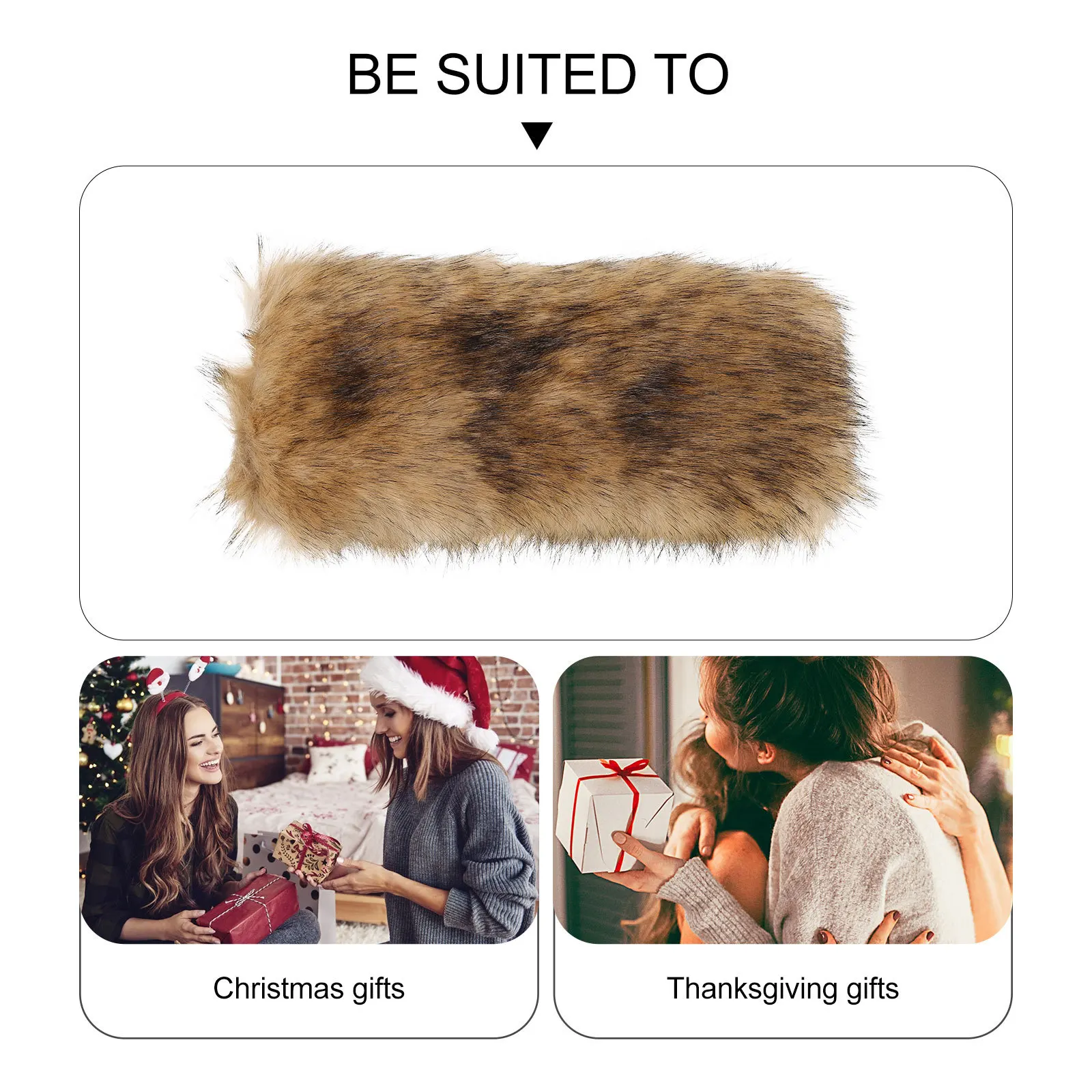 

Warm Winter Hat For Women Men Faux Headband Thermal Ear Protection Cap Unisex Outdoor Cold Weather Wear Thickened Hat