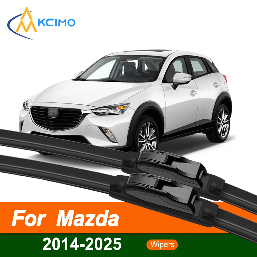 

For Mazda CX-3 DK 2014-2025 Front Wiper Blades Car Windscreen Windshield Window Wiper Accessories 2015 2016 2017 2018 2019
