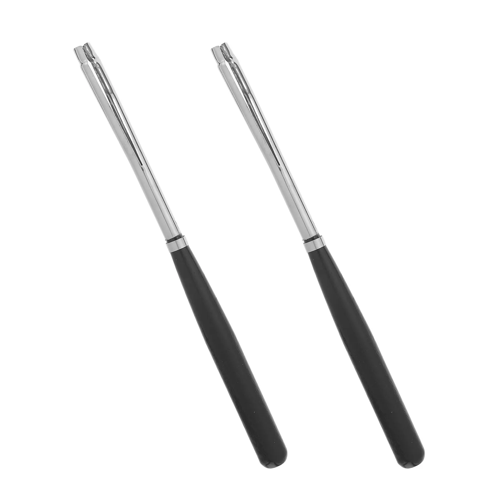 

2pcs Charcoal Pencil Holders Adjustable Wooden Artist Pencil Holder Drawing Tool Birch Wood Copper Tube For Outdoor Sketching