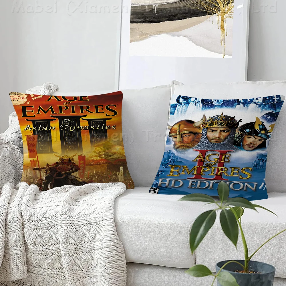 

Age Of Empires Pillowcase Toon Gift Cushion Cover Bedroom Home Sofa Chair Seat Decor Pillow Case