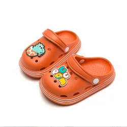 Children's Rubber Mules Beach Slippers Summer Cartoon Soft Clogs Toddler Sandals for Kids Girls And Boys 2-10 year Garden Shoes