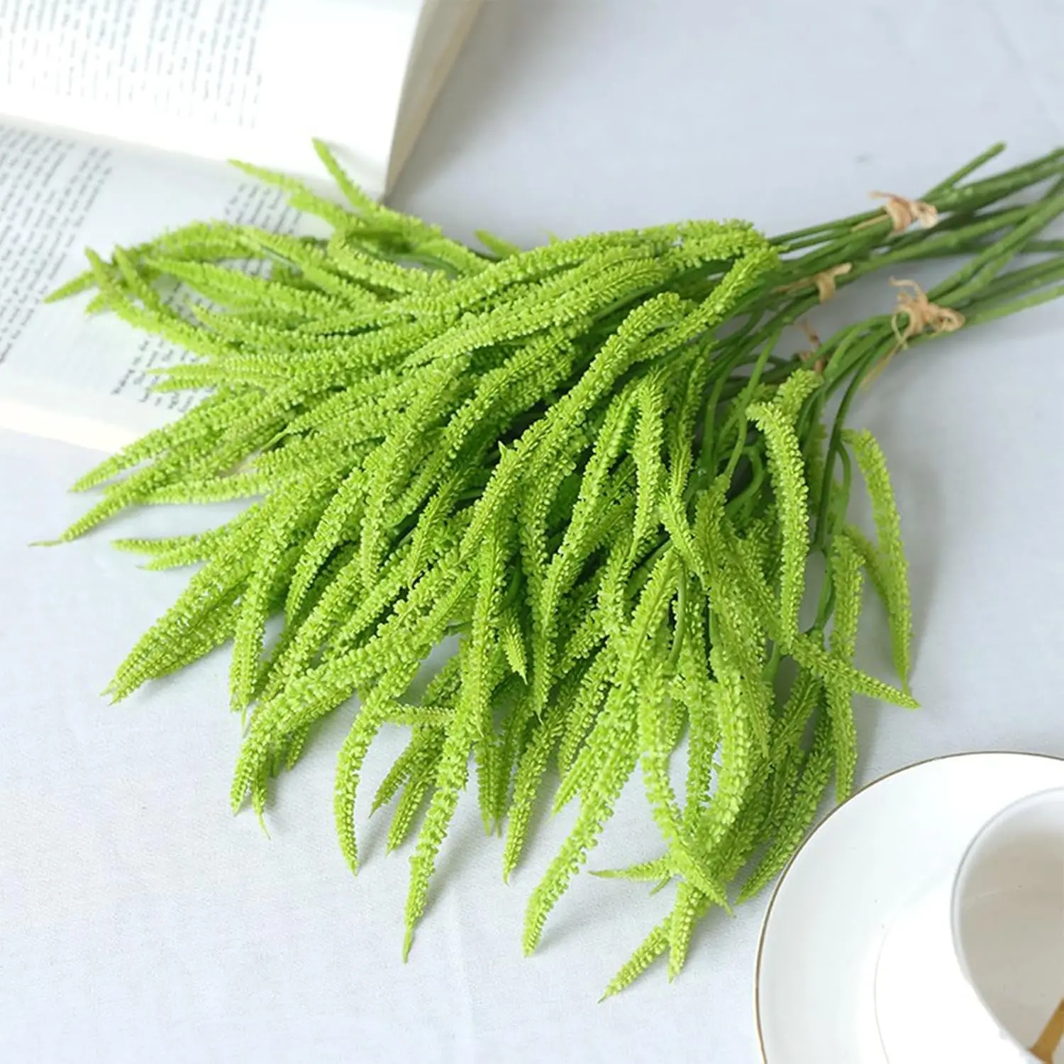 Artificial Fluffy Palm Vine Holiday Indoor Room Dining Table Vase Centerpiece Outdoor Yard Holiday Party Wedding DIY Accessories view 6